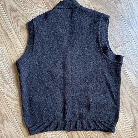 Jantzen Brown Argyle sweater vest size M - Picture 5 of 5